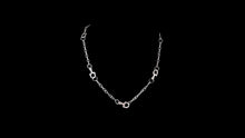 Load image into Gallery viewer, Sterling Silver Half Bit D-Ring By The Yard Necklace - Elegant Elements By Kelly