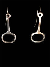 Load image into Gallery viewer, Custom Sterling Silver Snaffle Bit Dangle Earrings - Elegant Elements By Kelly