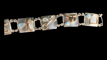 Load image into Gallery viewer, Custom Sterling Silver & Brass Equestrian Bracelet With golden Hill Turquoise-One of-A- Kind - Elegant Elements By Kelly
