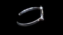 Load image into Gallery viewer, Custom Sterling Silver Horsehair Snaffle Cuff Bracelet - Elegant Elements By Kelly