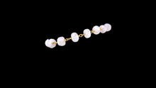Load image into Gallery viewer, Vermeil Rainbow Moonstone Faceted Rondelle Bracelet - Elegant Elements By Kelly