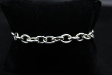 Load image into Gallery viewer, Solid Sterlng Silver Rolo Link Bracelet