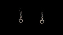 Load image into Gallery viewer, Sterling Silver 1/2 Horse Bit Earrings
