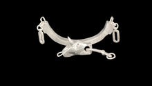 Load image into Gallery viewer, Men&#39;s Custom Sterling Silver Solid Large Horse Head Horse Hair Cuff Bracelet - Elegant Elements By Kelly
