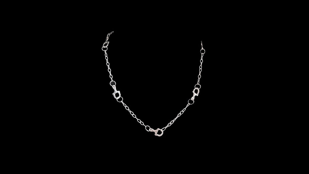 Sterling Silver Half Bit D-Ring By The Yard Necklace - Elegant Elements By Kelly