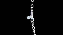 Load image into Gallery viewer, Sterling Silver Half Bit D-Ring By The Yard Necklace - Elegant Elements By Kelly
