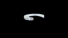Load image into Gallery viewer, Custom Sterling Silver Equestrian Turquoise Horsehair Gemstone Cuff Bracelet - Elegant Elements By Kelly

