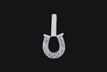Load image into Gallery viewer, 14K Diamond Delicate Horseshoe Necklace
