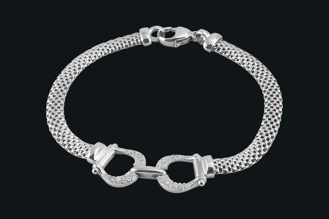 Sterling Silver Bit Bracelet