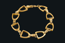 Load image into Gallery viewer, 14K Gold Large Stirrup Bracelet
