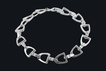 Load image into Gallery viewer, 14K Gold Small English Stirrup Bracelet - Elegant Elements By Kelly
