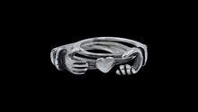 Load image into Gallery viewer, Sterling Silver Men’s Mystery Claddagh Ring - Elegant Elements By Kelly
