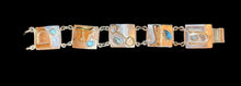 Load image into Gallery viewer, Custom Sterling Silver &amp; Brass Equestrian Bracelet With golden Hill Turquoise - Elegant Elements By Kelly
