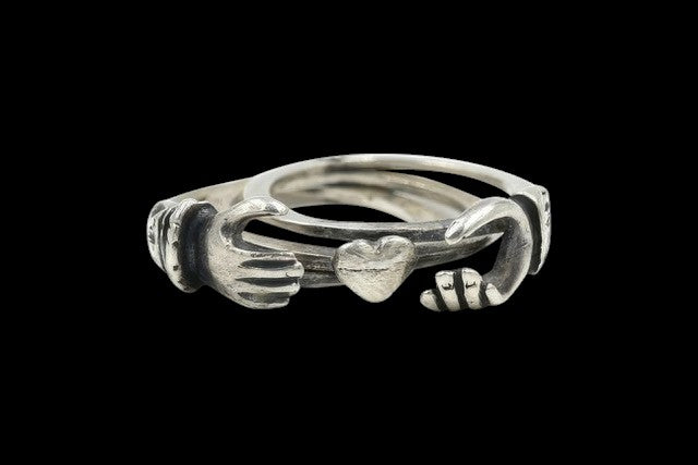 Men's Sterling Silver Mystery Claddagh Ring