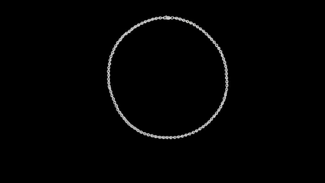 Silver Plated Chain Link Chain -20