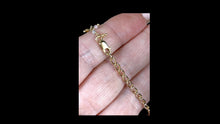 Load image into Gallery viewer, Gold-Filled Multi-Colored Tourmaline Dangle Bracelet – 7&quot; - Elegant Elements By Kelly
