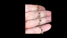 Load image into Gallery viewer, Gold-Filled Multi-Colored Tourmaline Dangle Bracelet – 7&quot; - Elegant Elements By Kelly

