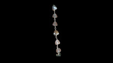 Load image into Gallery viewer, Sterling Silver Chocolate &amp; Platinum Moonstone Triangle Bracelet - Elegant Elements By Kelly
