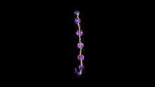 Load image into Gallery viewer, Amethyst Vermeil Coin Bracelet
