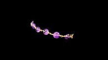 Load image into Gallery viewer, Amethyst Vermeil Coin Bracelet

