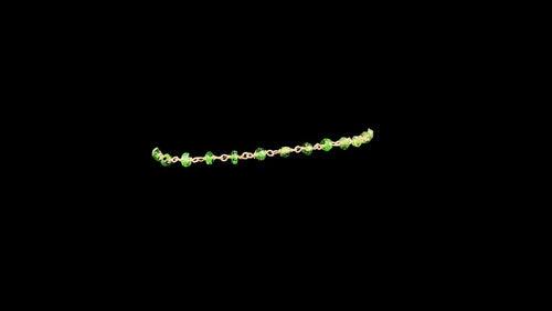 Chrome Tourmaline Faceted Rondelle Bracelet - Elegant Elements By Kelly