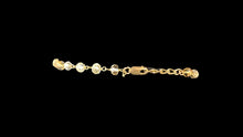 Load image into Gallery viewer, Citrine &amp; Crystal Quartz Faceted Rondelle Bracelet
