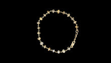 Load image into Gallery viewer, Citrine &amp; Crystal Quartz Faceted Rondelle Bracelet
