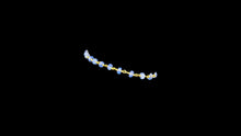 Load image into Gallery viewer, Vermeil Kyanite Faceted Rondelle Bracelet - Elegant Elements By Kelly
