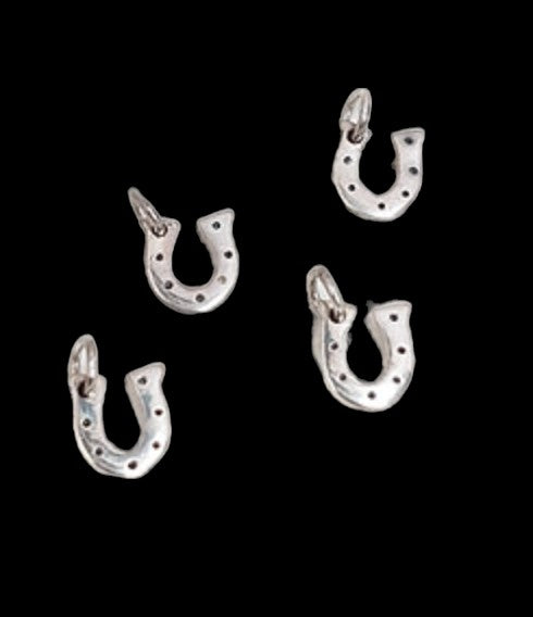 Sterling Silver Tiny Horseshoe Charm