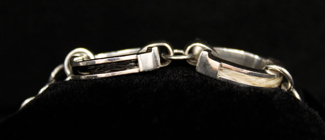 Sterling silver Custom Double Horseshoe Bracelet