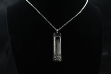 Load image into Gallery viewer, Custom Sterling Silver Channel Bar Paw Pendant
