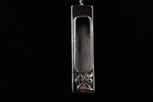 Load image into Gallery viewer, Custom Sterling Silver Channel Bar Paw Pendant
