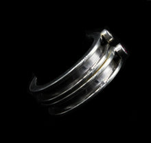 Load image into Gallery viewer, Custom Sterling Silver Horsehair Ring With Red Synthetic Ruby Birthstones - Elegant Elements By Kelly
